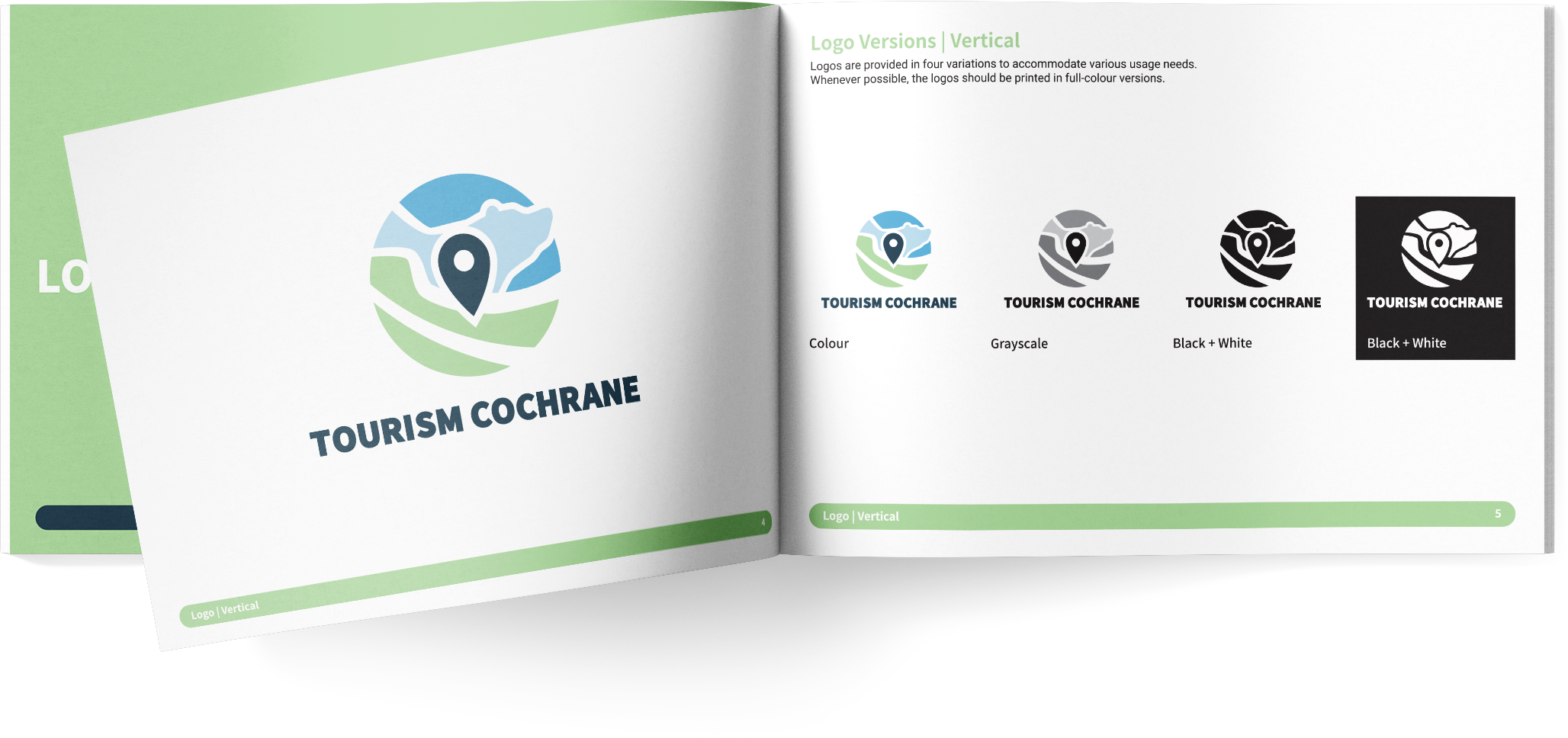 Tourism Cochrane brand guideline preview