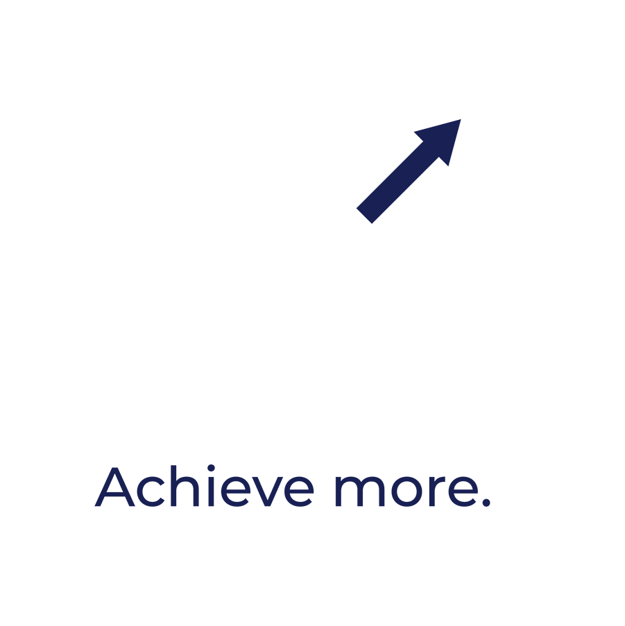 Humanagement logo white on light blue